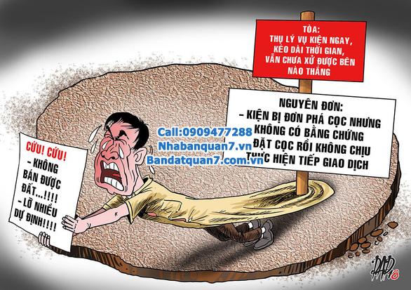 Bán đất: Coi chừng dính bẫy đặt cọc với những pha