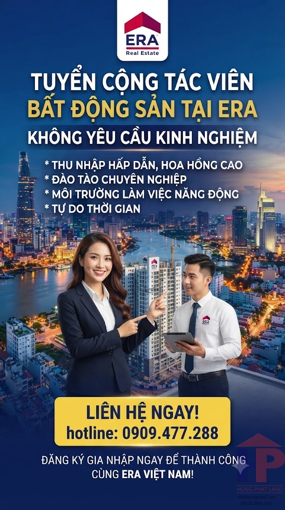 TUYỂN CỘNG TÁC VIÊN BẤT ĐỘNG SẢN TẠI ERA