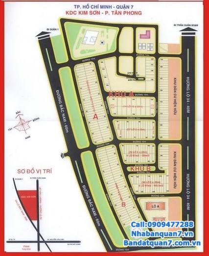 Bán nhà Kim Sơn quận 7, dt 10x20m, nhận nhà vào kinh doanh ngay,LH 0909.477.288