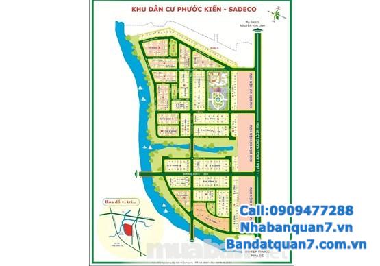 Bán đất H5 Sadeco Phước Kiển Nhà Bè, 5x19m, giá 43 triệu/m2, LH 0909477288