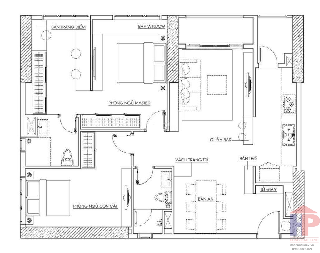 Bán căn hộ 2PN Sunrise City View, DT 104m2, nội thất cao cấp