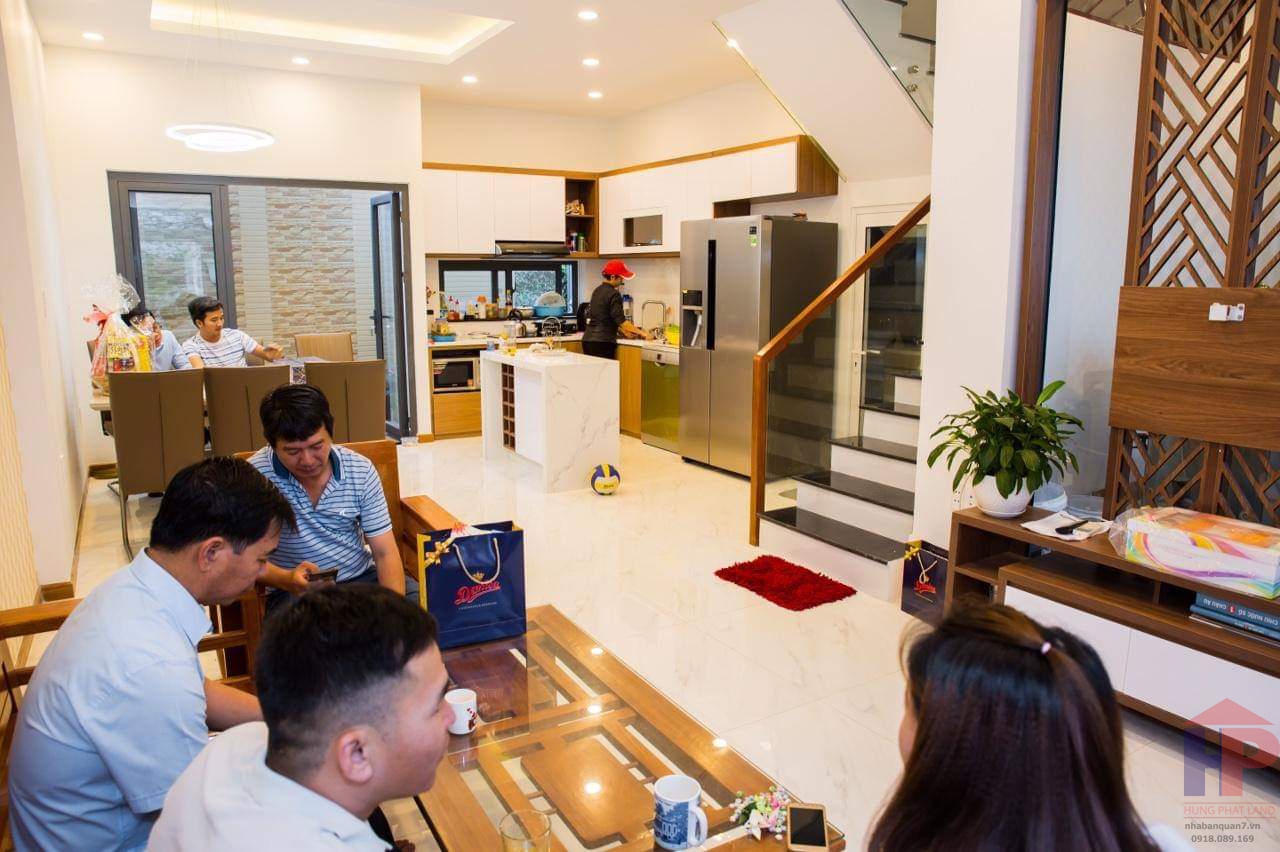 Bán nhà hẻm 2581 Huỳnh Tấn Phát Nhà Bè, 4 lầu – 4PN, DT 6.6x12.12m, giá 5.7 tỷ