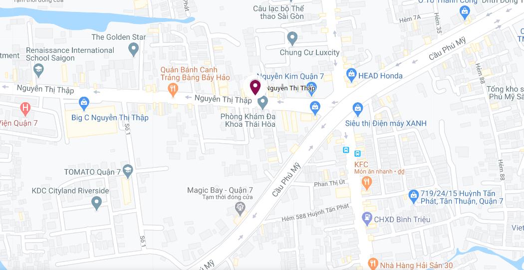 Mặt bằng kinh doanh 44m2 Nguyễn Thị Thập  giá chỉ 18 triệu/1 tháng: 0909 837 449