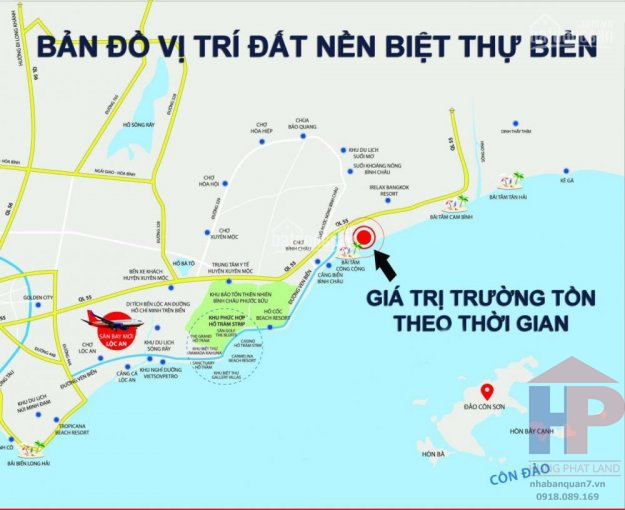 Bán đất nền biệt thự biển Ocean Villa Bình Châu, Xuyên Mộc, Bà Rịa Vũng Tàu chỉ 3,8tr/m2 LH 0913999003
